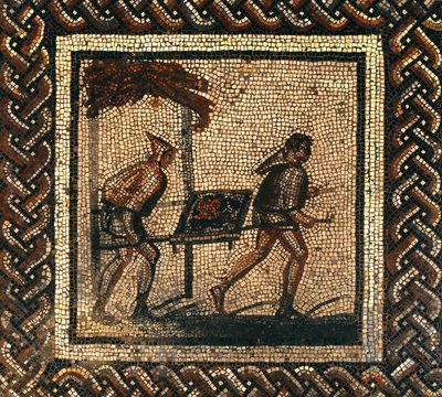 Transporting manure, from Saint-Roman-en-Gal by Roman